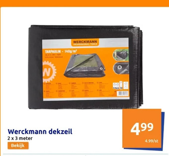 Action Werckmann dekzeil aanbieding
