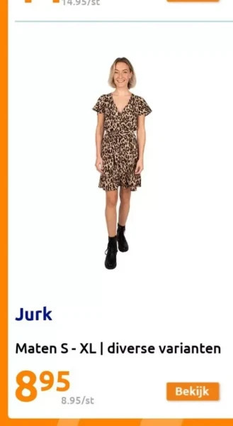 Action Jurk aanbieding