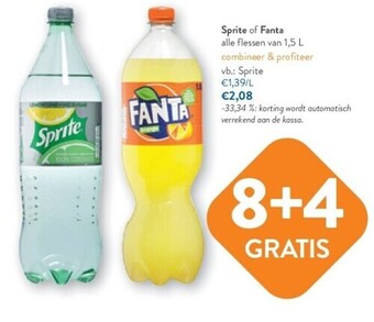 OKay Sprite of fanta alle flessen van 1,5 l aanbieding