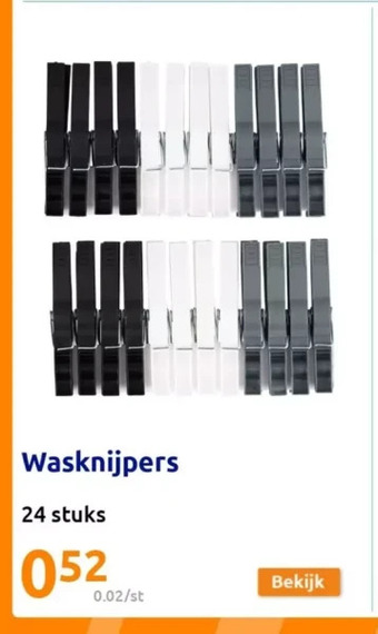 Action Wasknijpers aanbieding