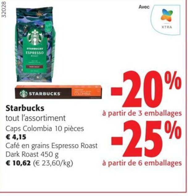 Starbucks tout l'assortiment Café en grains Espresso Roast Dark Roast