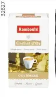 Colruyt Rombouts Cachet d'Or café moulu 250 g aanbieding