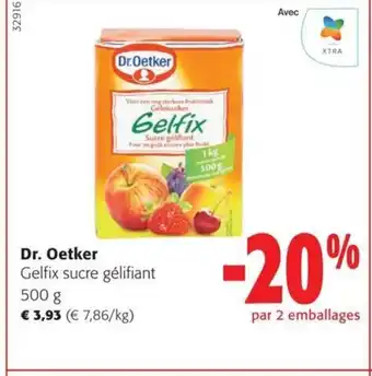 Colruyt Dr.Oetker Gelfix sucre gélifiant 500 g aanbieding
