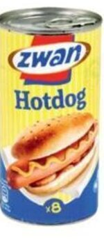 Colruyt ZWAN Hotdog 8 pieces 550 g aanbieding