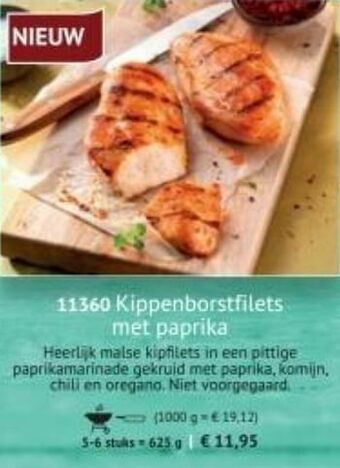 Kippenborstfilets met paprika