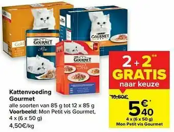 Carrefour Mon petit vis gourmet aanbieding