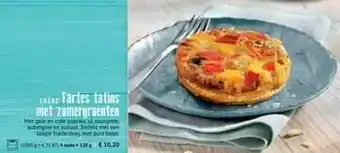 Tartes tatins met zomergroenten