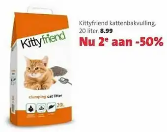 Intratuin Kittyfriend kattenbakvulling aanbieding