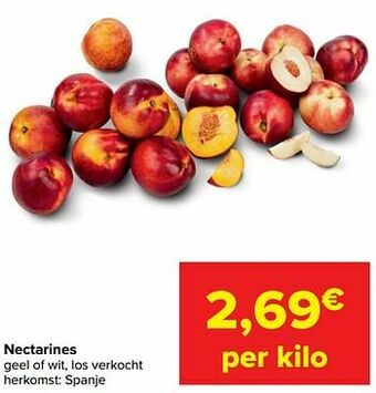 Carrefour Nectarines aanbieding
