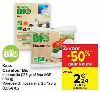 Carrefour Mozzarella aanbieding