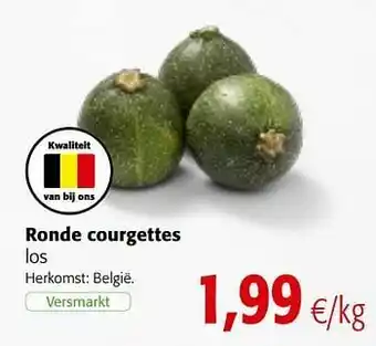 Colruyt Ronde courgettes aanbieding