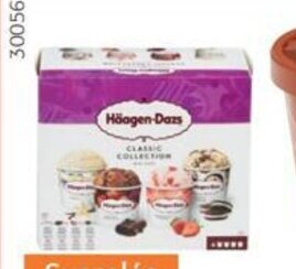 Colruyt Häagen-Dazs Classic Collection Mini Cups 4 x 95 ml aanbieding