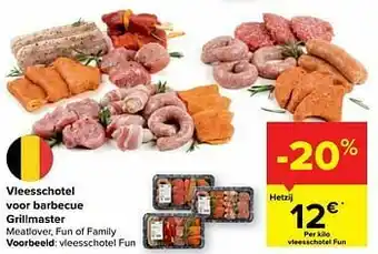 Carrefour Vleesschotel fun aanbieding