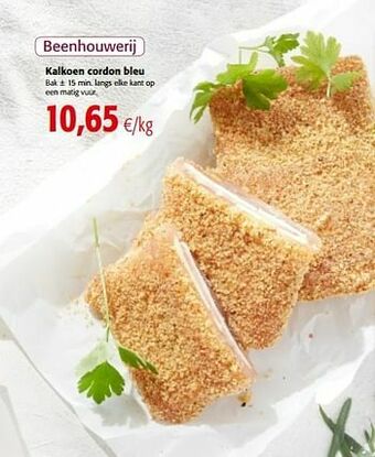 Colruyt Kalkoen cordon bleu aanbieding