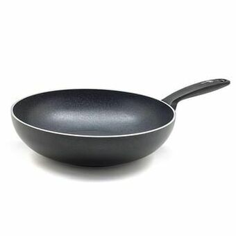 Makro Greenpan Wokpan Andorra 28 cm zwart aanbieding