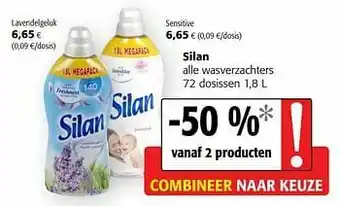 Colruyt Silan alle wasverzachters aanbieding