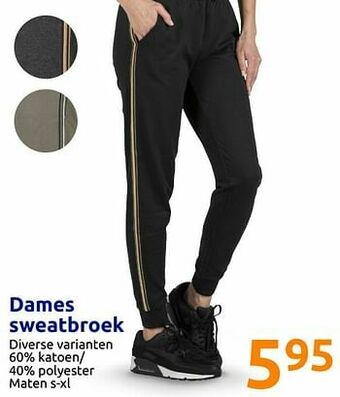 Action Dames sweatbroek aanbieding