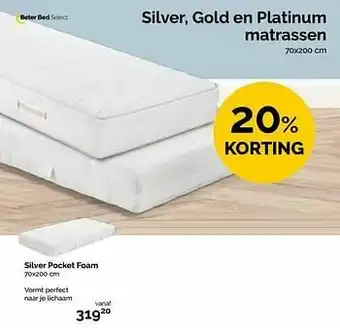 Silver pocket foam