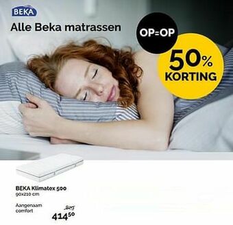 Beter Bed Beka klimatex 500 aanbieding