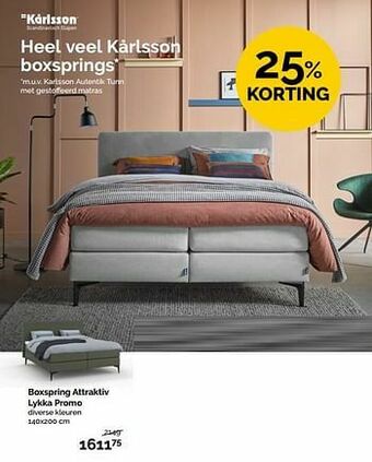 Boxspring attraktiv lykka promo