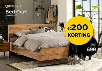 Beter Bed Bed craft aanbieding