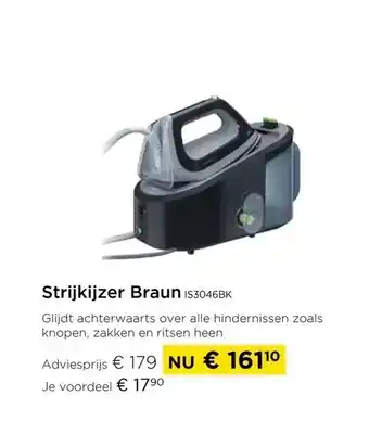 Molecule Strijkijzer braun s3046bk aanbieding