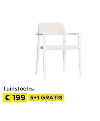 Molecule Tuinstoel chili aanbieding