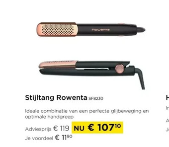 Molecule Stijltang rowenta sf8230 aanbieding