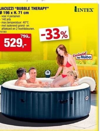 Hubo Jacuzzi “bubble therapy” ø 196 x h. 71 cm aanbieding