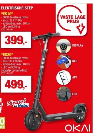 Hubo Elektrische step “es10” aanbieding