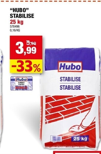 Hubo “hubo” stabilise 25 kg aanbieding