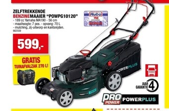 Hubo Zelftrekkende benzinemaaier “powpg10120” aanbieding