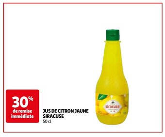 JUS DE CITRON JAUNE SIRACUSE 50 cl