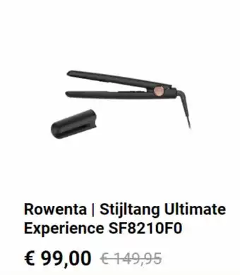 Krëfel Rowenta | Stijltang Ultimate Experience SF8210F0 aanbieding