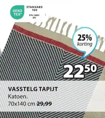 Jysk VASSTELG TAPIJT 70 x 140 cm aanbieding