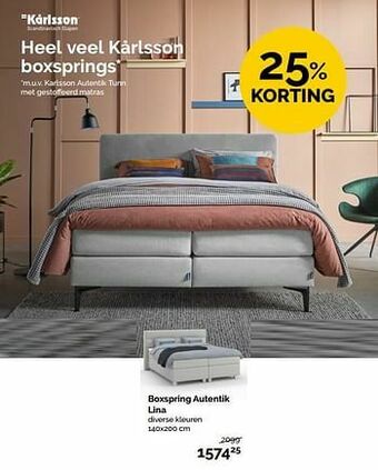 Beter Bed Boxspring autentik lina aanbieding