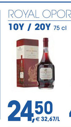 Prik en Tik ROYAL OPORTO 10Y 75 cl aanbieding