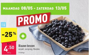 ALDI Blauwe bessen 500 g aanbieding