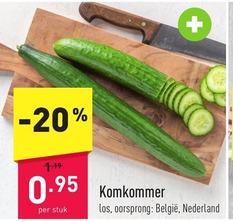 ALDI Komkommer aanbieding