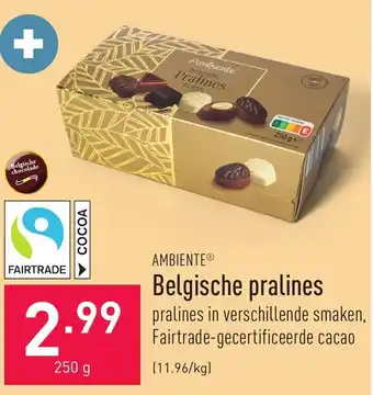 AMBIENTEⓇ Belgische pralines 250 g