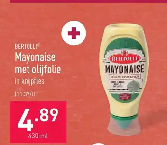 ALDI BERTOLLIⓇ Mayonaise met olijfolie in knijpfles 430 ml aanbieding