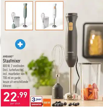 ALDI AMBIANO® Staafmixer 800 W aanbieding