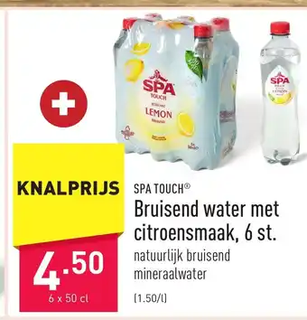 SPA TOUCHⓇ Bruisend water met citroensmaak, 6 x 50 cl
