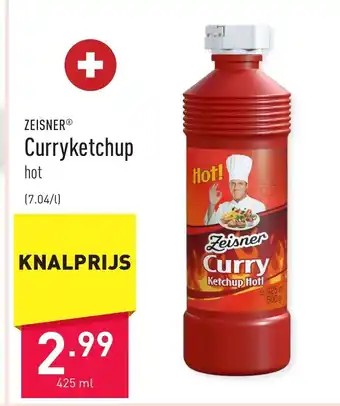 ALDI ZEISNERⓇ Curryketchup Hot! 425 ml aanbieding