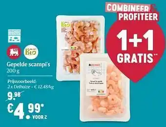 Gepelde scampi`s