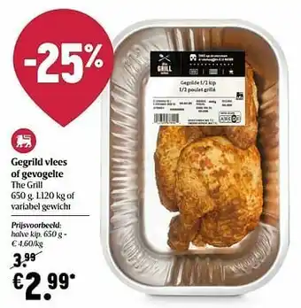 Delhaize Halve kip aanbieding