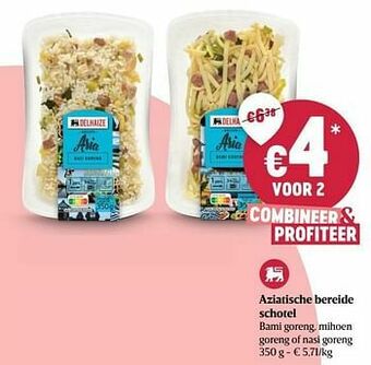 Delhaize Aziatische bereide schotel aanbieding