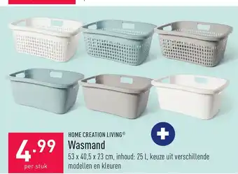 ALDI HOME CREATION LIVING Wasmand per stuk aanbieding