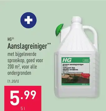 ALDI HG Aanslagreiniger 5L aanbieding
