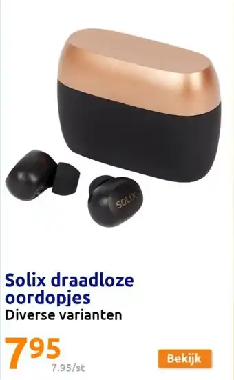 Action Solix draadloze oordopjes Diverse varianten aanbieding